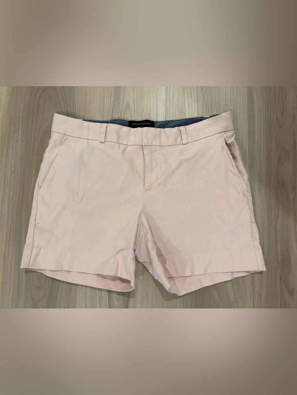 Banana Republic women’s chino shorts size 2 soft pink cotton blend